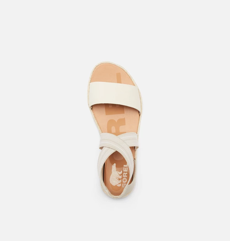 Sorel Cameron Sandaler Dame Chalk | 391-HCOSTK