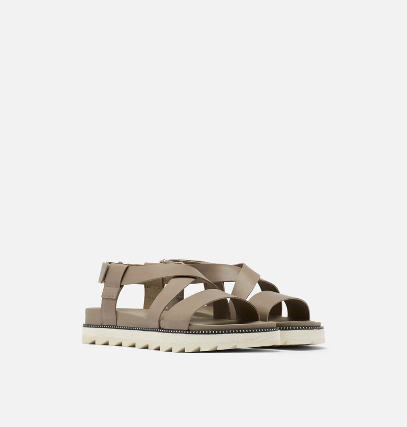 Sorel Cate Sandaler Dame Khaki | 356-RXDWQA