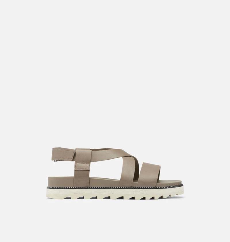 Sorel Cate Sandaler Dame Khaki | 356-RXDWQA