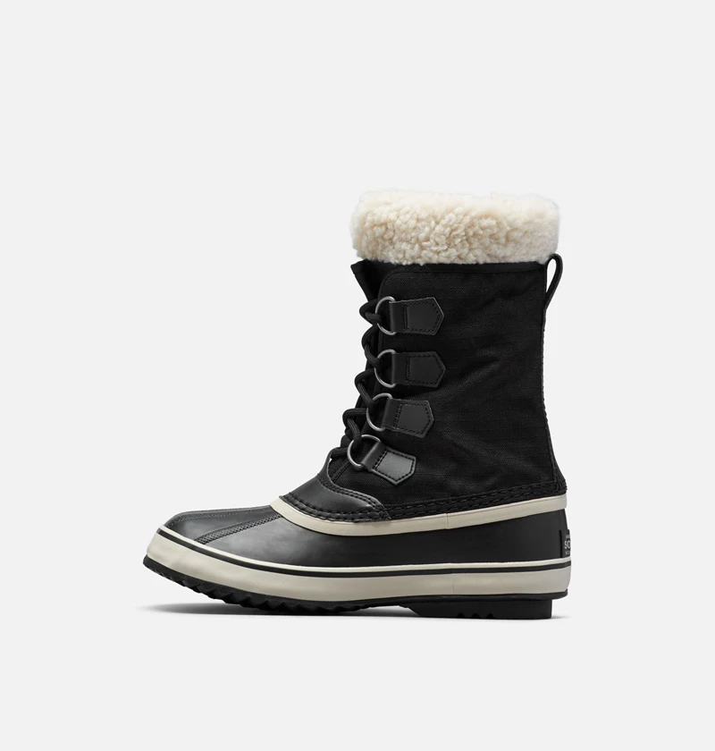 Sorel Lennox Vinterstøvler Dame Black, Stone | 784-PFKOZY