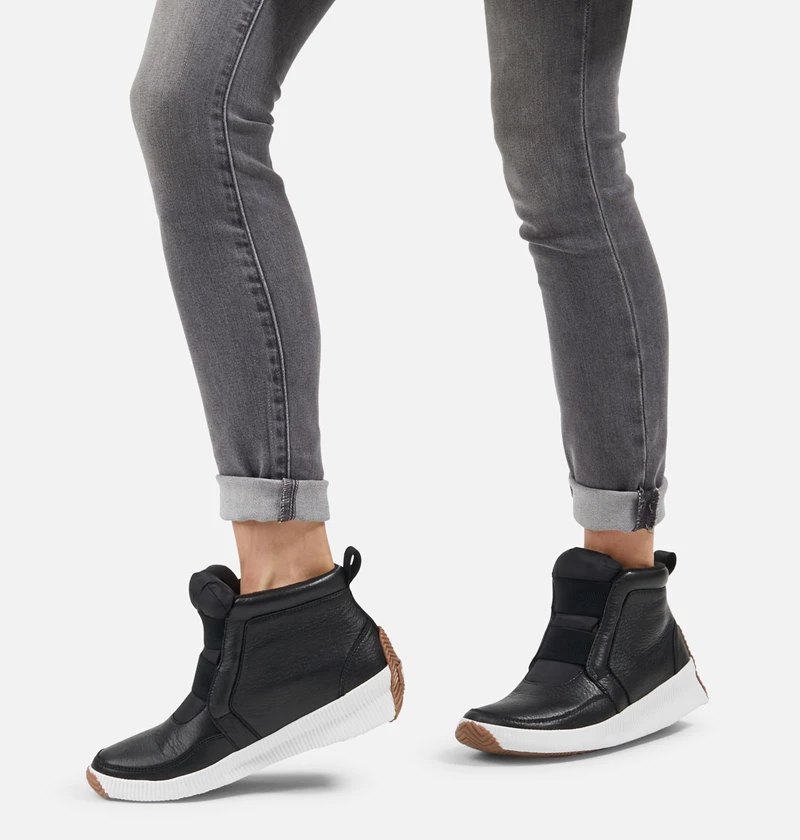 Sorel Madson II Joggesko Dame Svarte | 810-HZTDIA