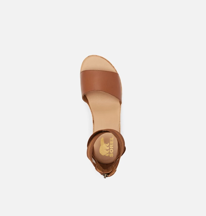 Sorel Roaming Kilesandaler Dame Velvet Tan | 087-THNIPX
