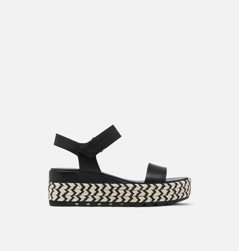 Sorel Slimpack Kilesandaler Dame Svarte | 267-KDNHWL