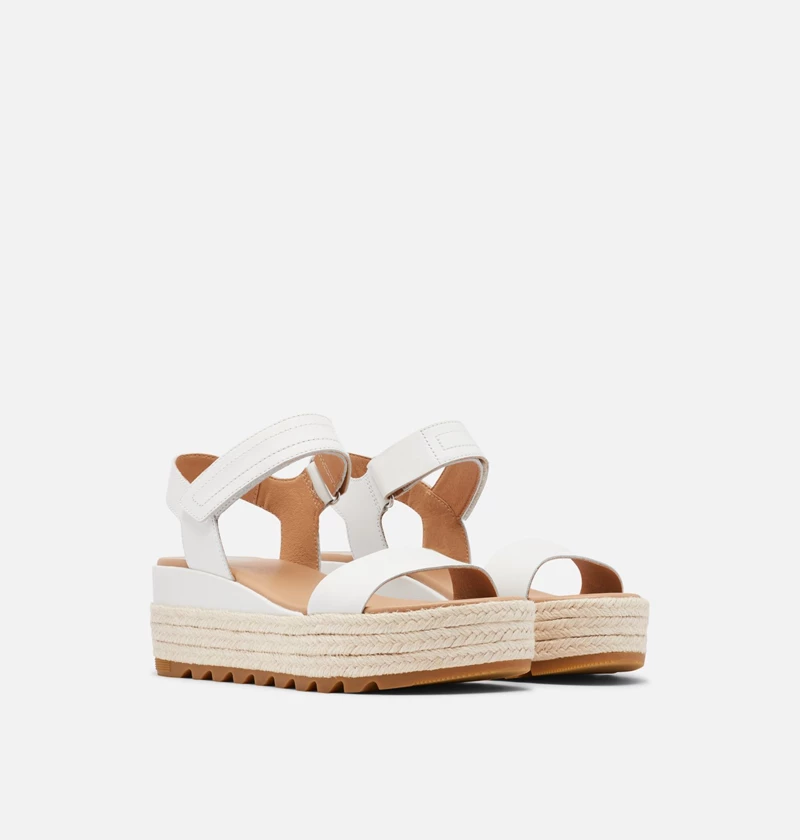 Sorel Snow Angel Kilesandaler Dame Sea Salt | 560-BUZCNA