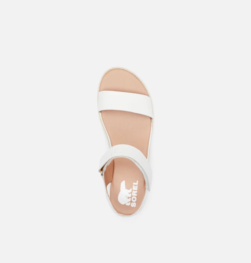 Sorel Snow Angel Kilesandaler Dame Sea Salt | 560-BUZCNA