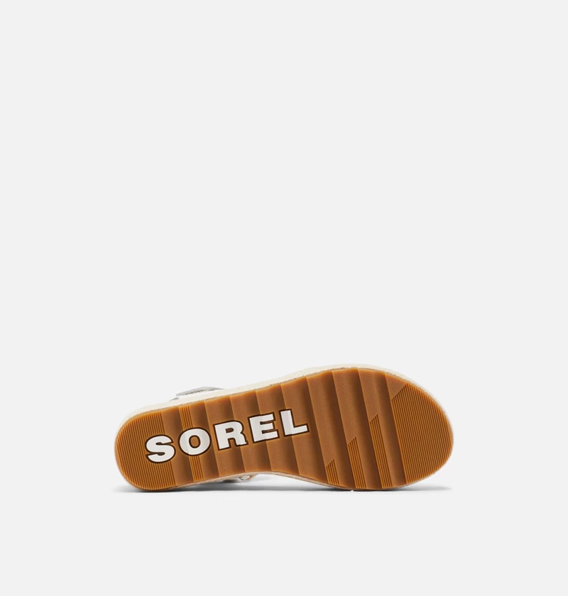 Sorel Snow Angel Kilesandaler Dame Sea Salt | 560-BUZCNA